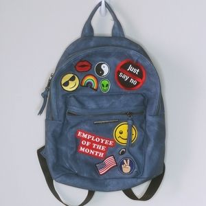 Steve Madden Mens Classic Backpack Denim Steve Madden Mens Accessories MM-551 Steve Madden Mens Classic Backpack Denim Steve Madden Mens Accessories MM-551